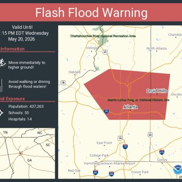 Flash Flood Threat Looms Over Atlanta Amid Heavy Storms