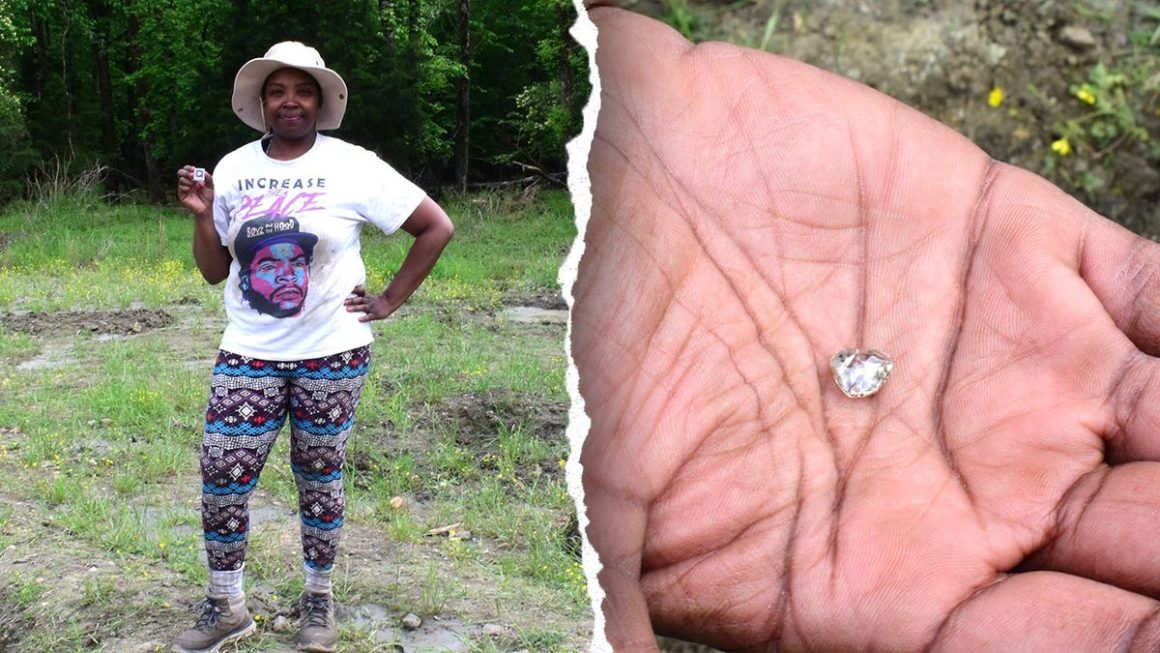 Grieving Woman Finds Remarkable Diamond at Arkansas Park