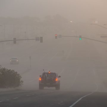 Air Quality Alert for Southern California Due to Windblown Dust