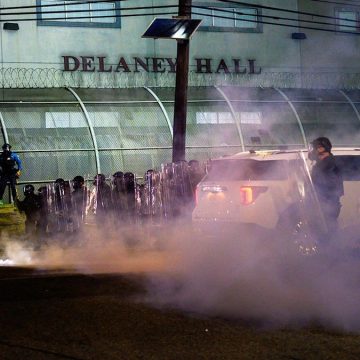 Clashes Erupt Between Rioters and Police at New Jersey ICE Facility