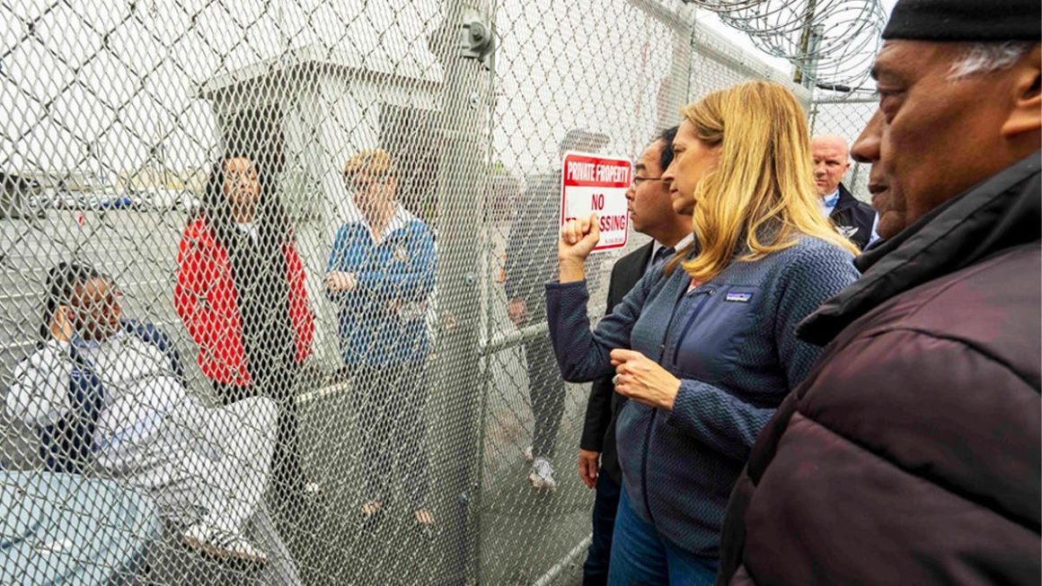 Violence Erupts at New Jersey ICE Detention Center Protests