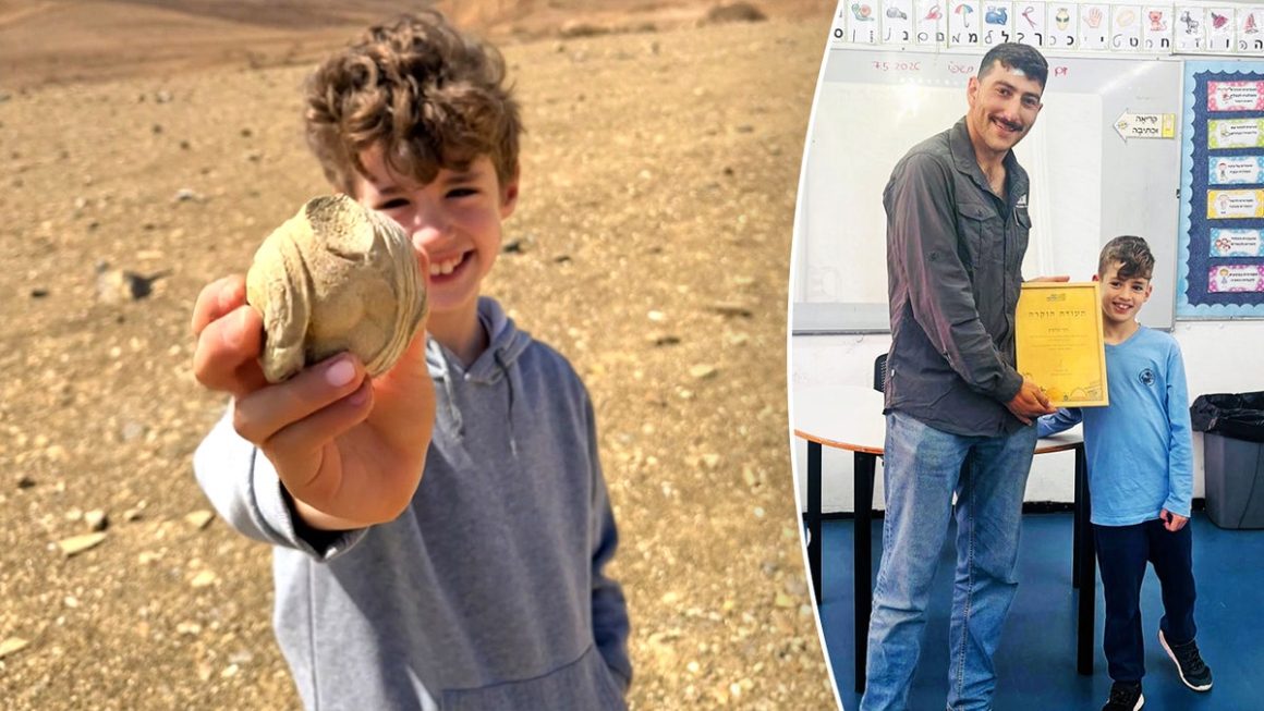 Young Boy Discovers Ancient Roman Statuette Fragment in Negev Desert