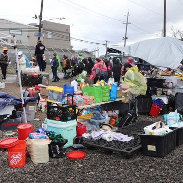 Protest Preparations at Delaney Hall Detention Facility