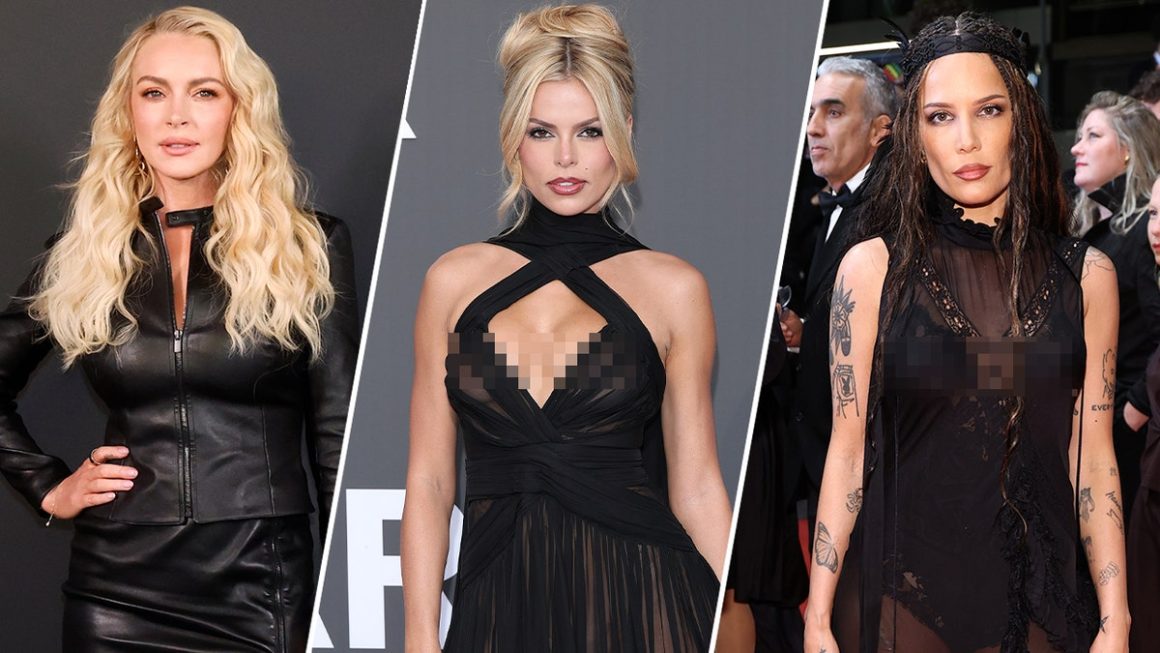 Celebrities Shine in Chic Black Dresses at High-Profile Events