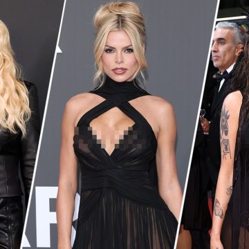 Celebrities Shine in Chic Black Dresses at High-Profile Events