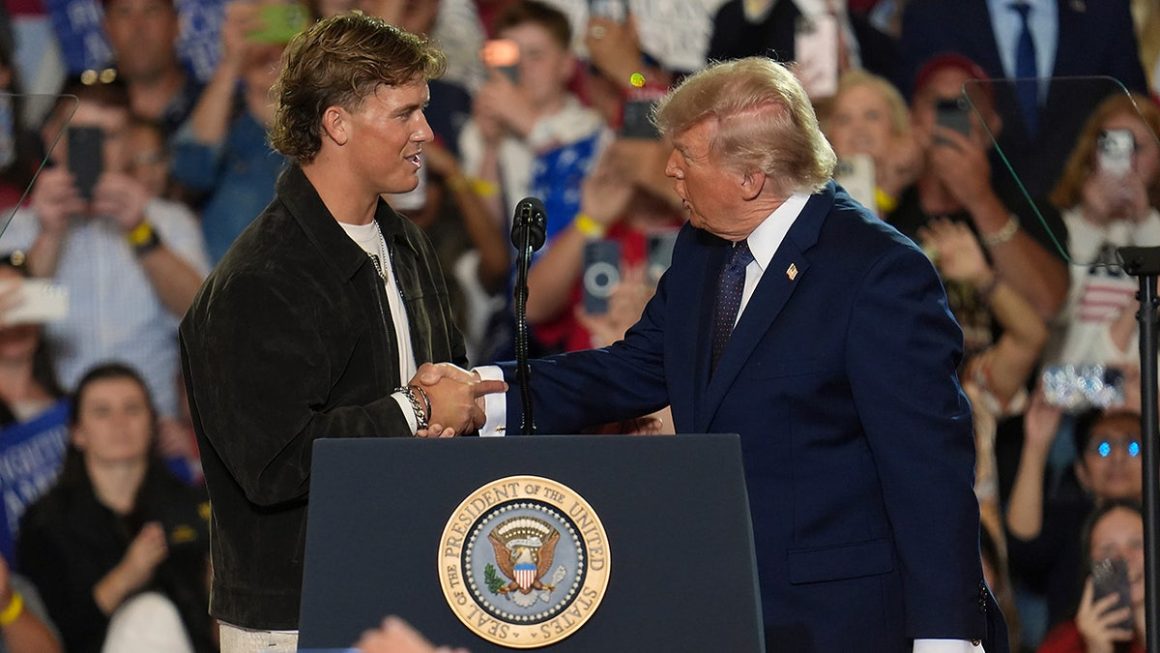 e2b2cc74-51cf-47e7-9d64-974c5b938662 Controversy Surrounds Jaxson Dart’s Support for Trump