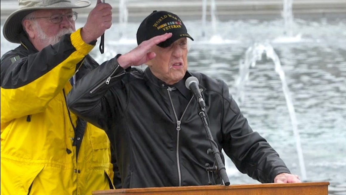 f9482c54-f24a-48bb-bcd4-781bd7ba4cc1 World War II Veteran David Yoho’s Emotional Tribute