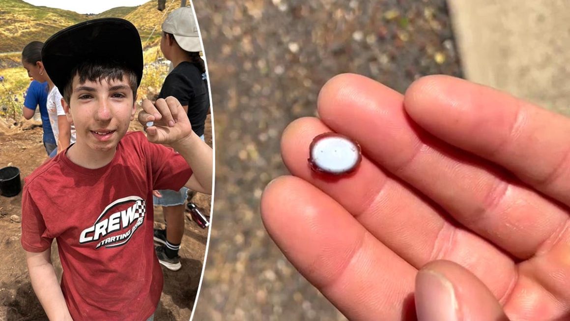 Young Student Uncovers Rare Gemstone at Biblical Site