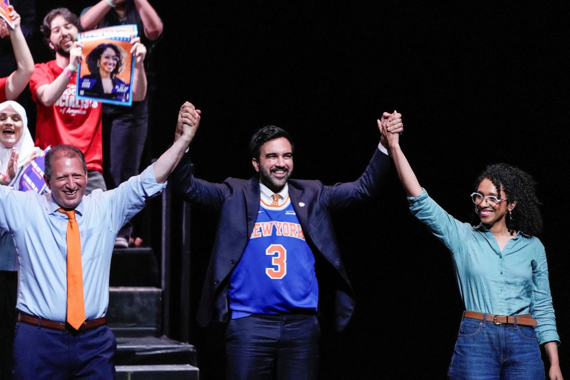 U.S. Senator Bernie Sanders (I-VT) and New York City Mayor Zohran Mamdani hold Get Out the Vote rally in Brooklyn, New York Progressive Candidates Supported by NYC Mayor Prevail in Primaries