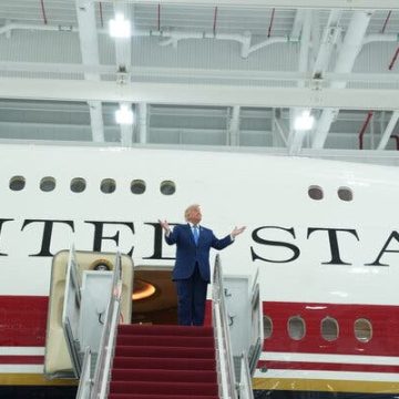 President Trump Unveils New Air Force One