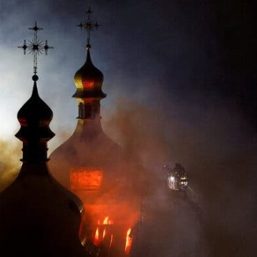 Russian Strikes Damage Ukraine’s Dormition Cathedral