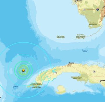6.1 Magnitude Earthquake Near Cuba Felt in Florida