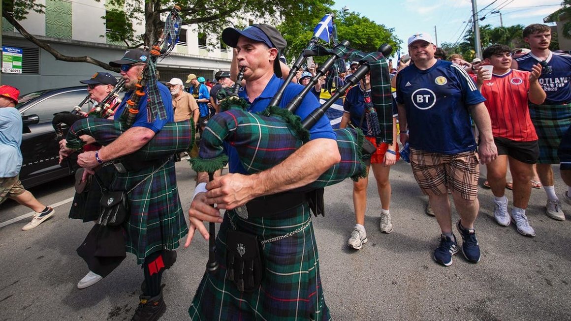 Scotland’s Tartan Army Brings Charity and Celebration to U.S. Cities