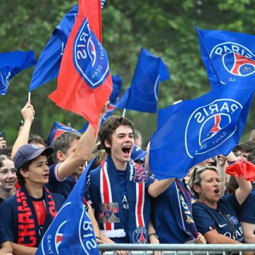 France Champions League Soccer PSG Fans Celebrate Champions League Victory Amid Concerns Over Violence