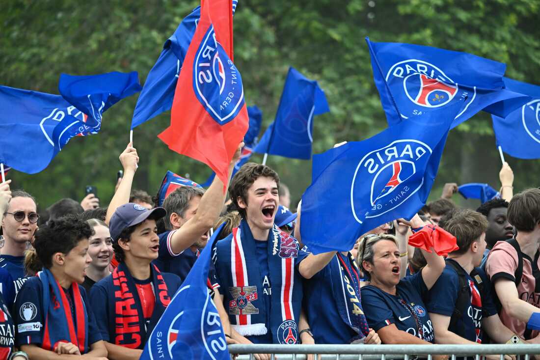 France Champions League Soccer PSG Fans Celebrate Champions League Victory Amid Concerns Over Violence