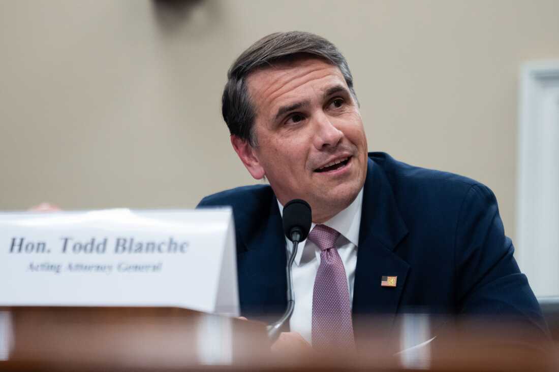 Congress Blanche President Trump Nominates Todd Blanche as Attorney General