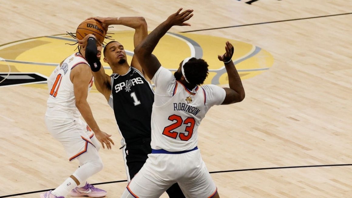 73abba3a-7579-4604-973c-ce2d42ead46b Knicks Secure NBA Finals Game 1 Victory Against Spurs