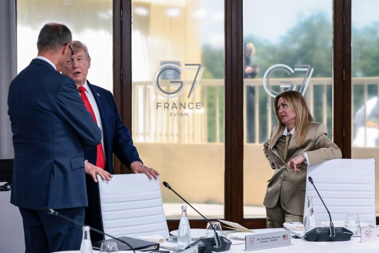 913e71f4-c701-4010-b862-4a4cb844461d Giorgia Meloni Responds to Trump’s Comments on G7 Photo