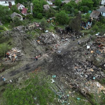 Aftermath of a Russian missile and drone attack in Kyiv Russia’s Massive Overnight Attack on Ukraine: Key Details and Global Reactions
