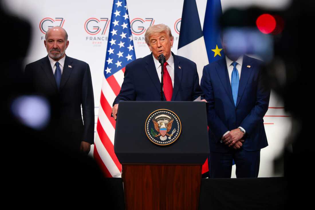 President Trump Attends G7 Summit In Evian, France Details of Preliminary Agreement to End War with Iran