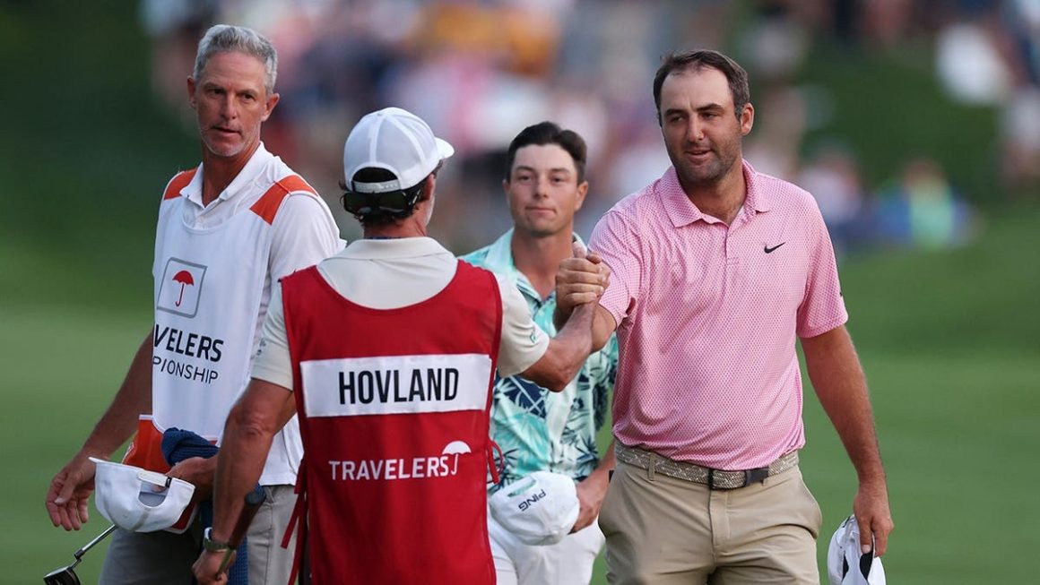 Scottie Scheffler and Viktor Hovland Face Off in Travelers Championship Playoff