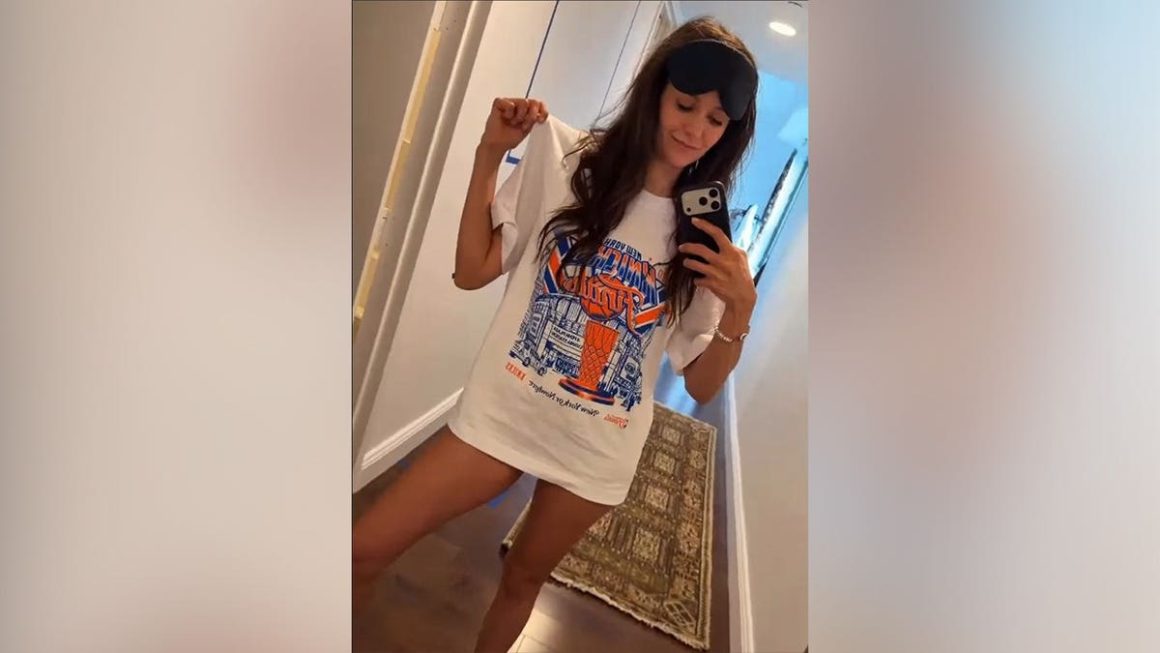 Nina Dobrev Celebrates Knicks’ Victory at Madison Square Garden
