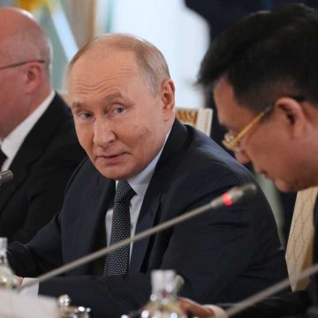 Russia Putin Putin Addresses International News Agencies Amidst Forum and Conflict