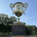 “Iran War Participation Trophy” on National Mall Sparks Reactions Amid U.S.-Iran Tensions