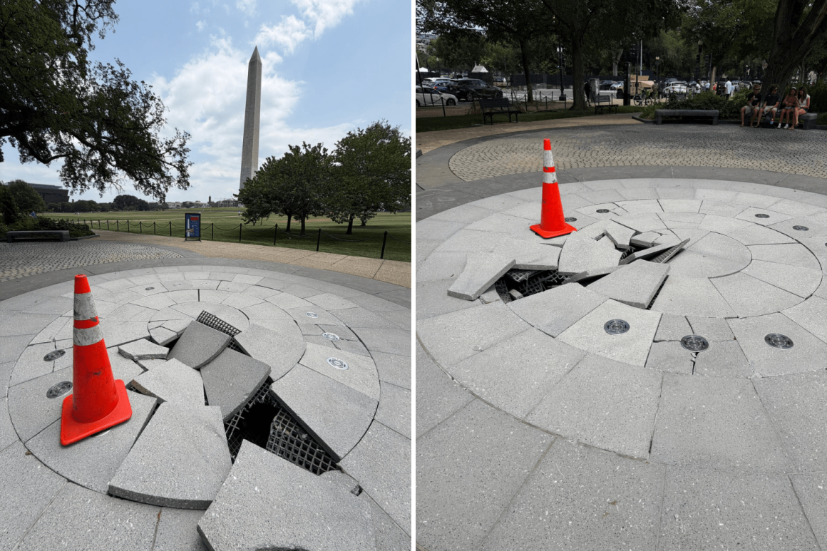 Damage to German-American Friendship Garden Fountain Sparks Restoration