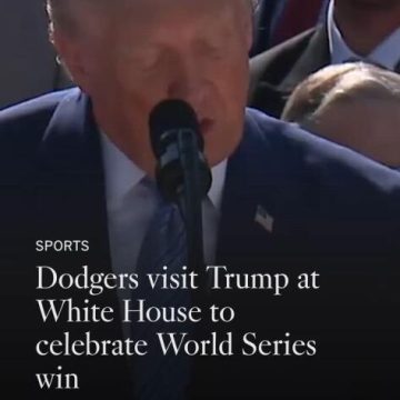 Dodgers Celebrate 2025 World Series Title at White House