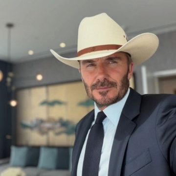 David Beckham Channels Cowboy Style in Dallas for World Cup
