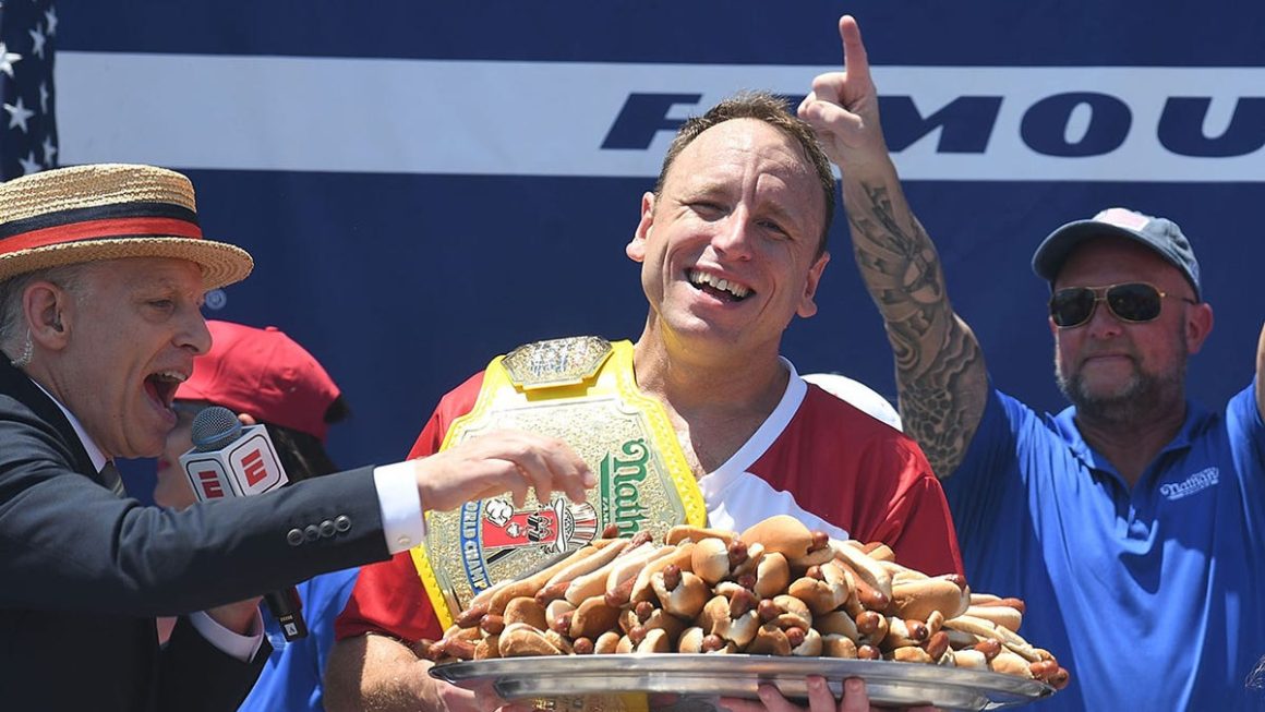 Joey Chestnut Claims 18th Nathan’s Hot Dog Eating Contest Victory