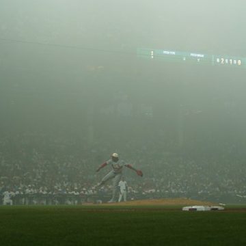 Unprecedented Night at Wrigley Field: Rain, Fog, and Fireworks