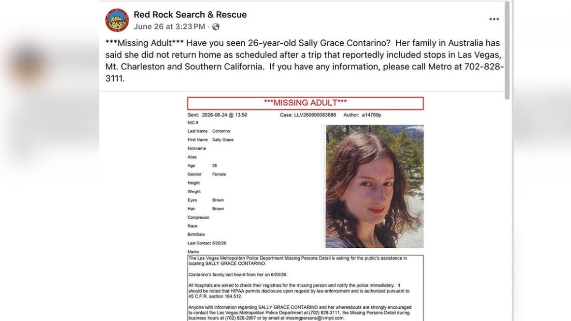Australian Woman Missing in Las Vegas After Hiking Trip