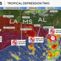 Tropical Storm Bertha Threatens Gulf Coast with Heavy Rain