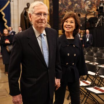 Elaine Chao Returns to U.S. Amid Concerns Over Mitch McConnell’s Health