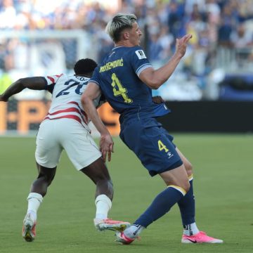 U.S. Forward Balogun Receives Red Card in World Cup Match