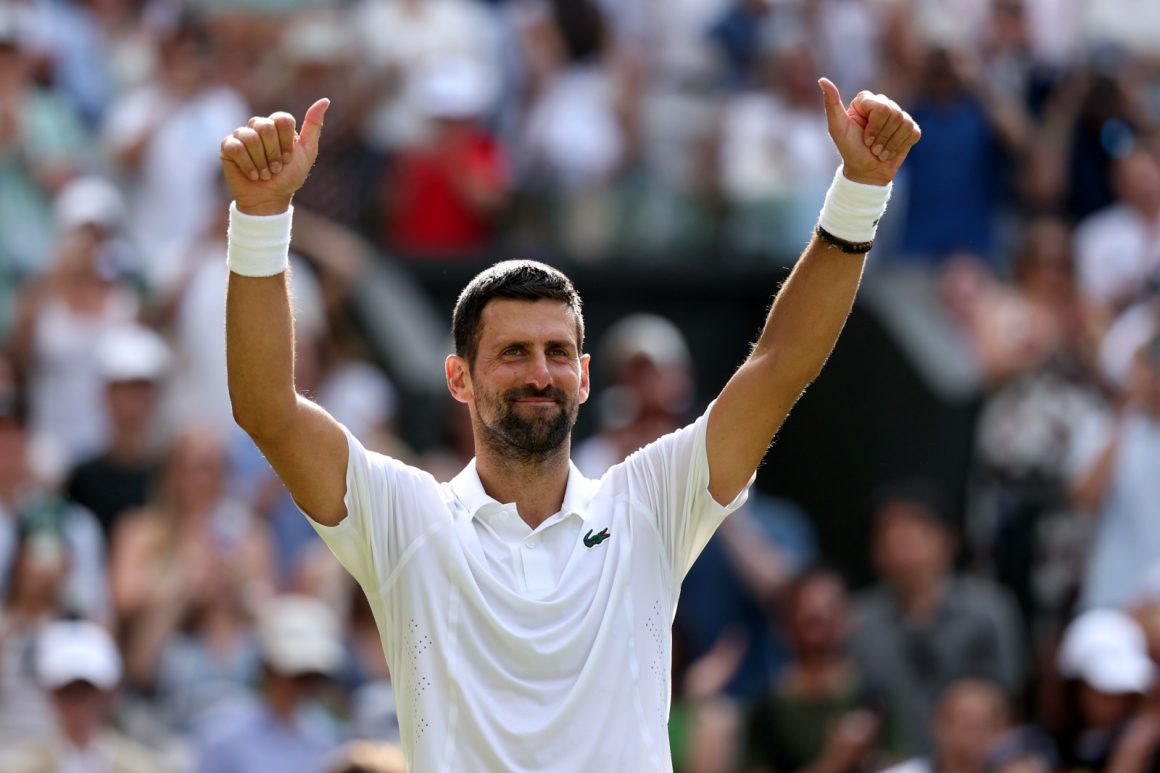 Djokovic Surpasses Federer’s Wimbledon Record with Quarterfinal Victory