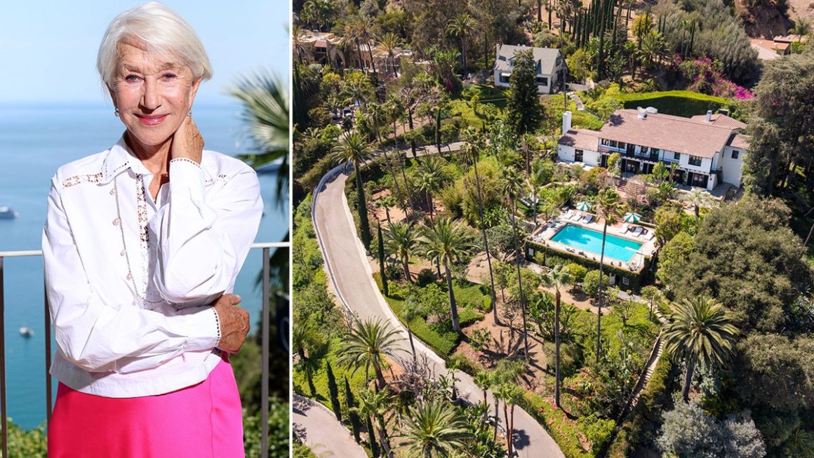 Historic Hollywood Hills Estate Owned by Helen Mirren and Taylor Hackford Up for Sale