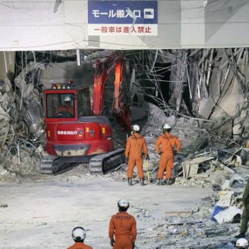 Japan Earthquake Earthquake Aftermath in Kumamoto Prefecture