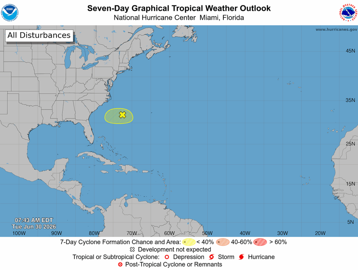 70d6ee18-d249-4a26-8a11-e472317aefa9 Potential Tropical Storm Bertha Monitored Off U.S. Coast