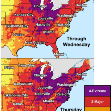 Record-Breaking Heat Wave Sweeps Central and Eastern U.S.