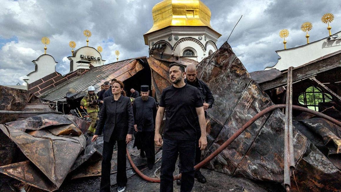 Zelenskyy Discusses Ukraine’s War Efforts and U.S. Support