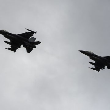 Ukrainian F-16 Downs Russian Jet in First Air Battle Success
