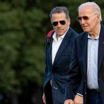 Joe and Hunter Biden Surprise Barstool’s Jersey Jerry with ‘Lib of the Year’ Award