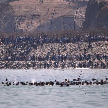 Spain Ceuta Spain Deploys Military to Ceuta Amid Migrant Influx