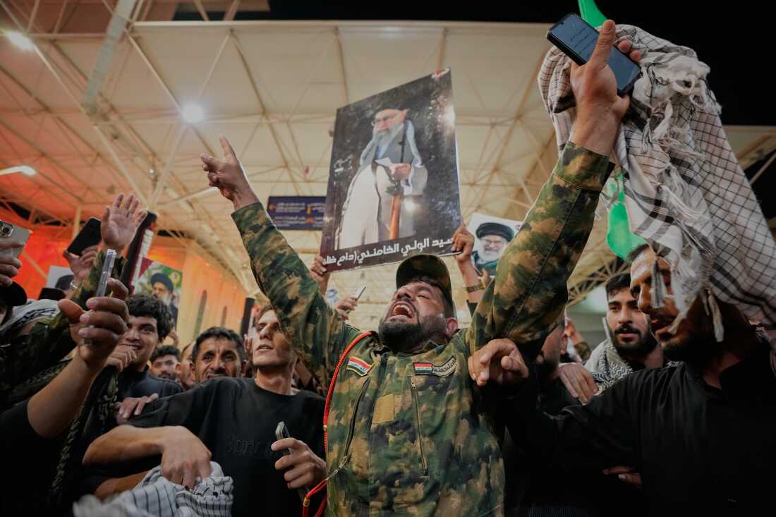 APTOPIX Iraq Khamenei Funeral U.S. Military Strikes on Iran Amid Rising Tensions