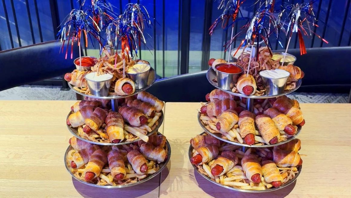 Dave & Buster’s Celebrates July 4th with Pretzel Dog Tower