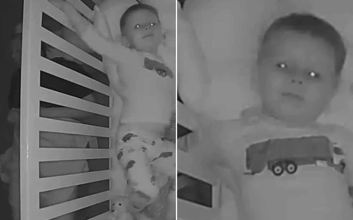 d2a8e9ee-a397-4a44-be31-b036de323f0e Illinois Mother Captures Heartwarming Moment on Baby Monitor