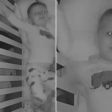 Illinois Mother Captures Heartwarming Moment on Baby Monitor